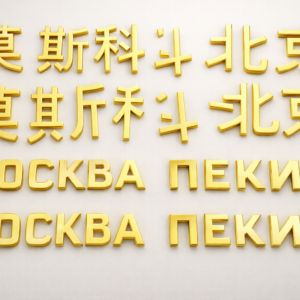 Декоративный накладной элемент «Москва Пекин»